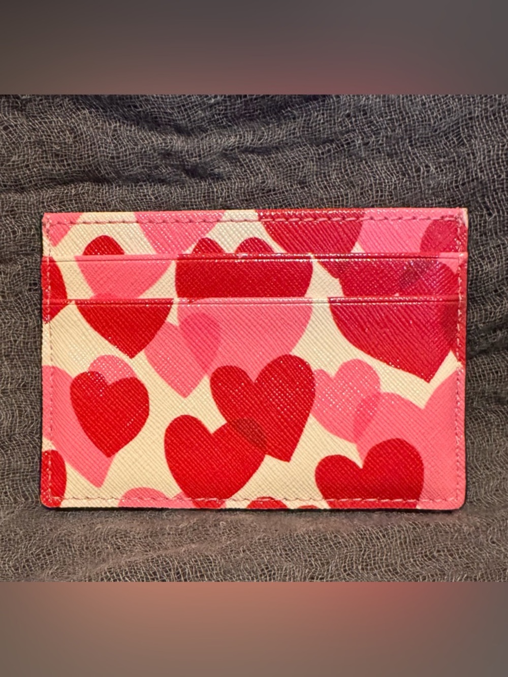Kate Spade Staci Flutter Hearts Satchel (Black Multi) - w/ Storyline Card Holder - Picture 13 of 15